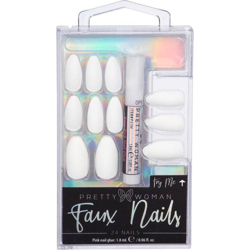 PRETTY WOMAN
PRESS ON NAILS KIT IN WHITE | SOTN218 *NEW*